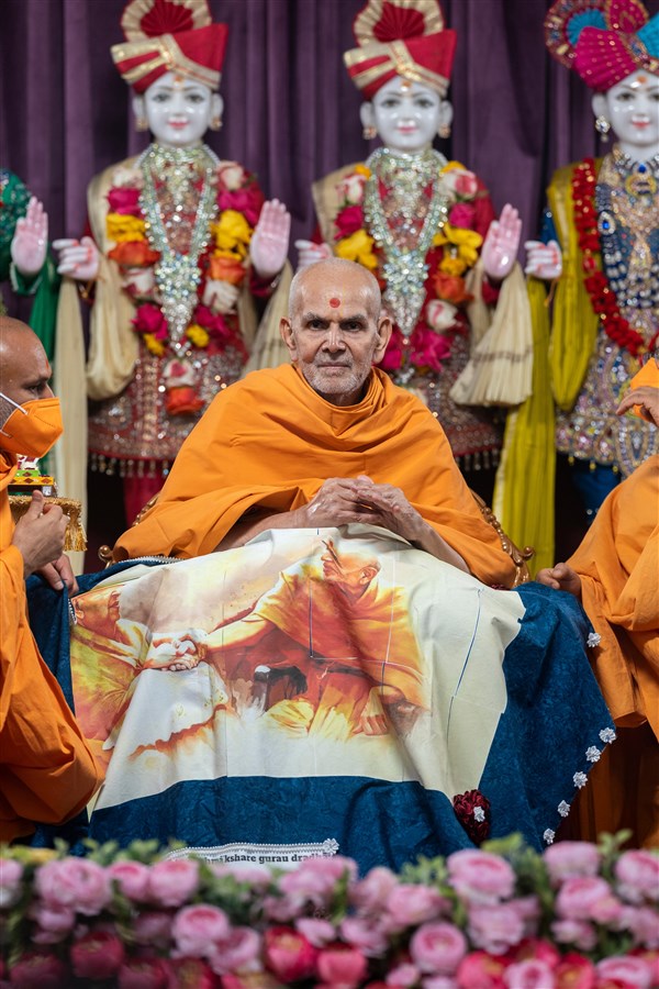 11 August 2023 - HH Mahant Swami Maharaj's Vicharan, Robbinsville, NJ, USA