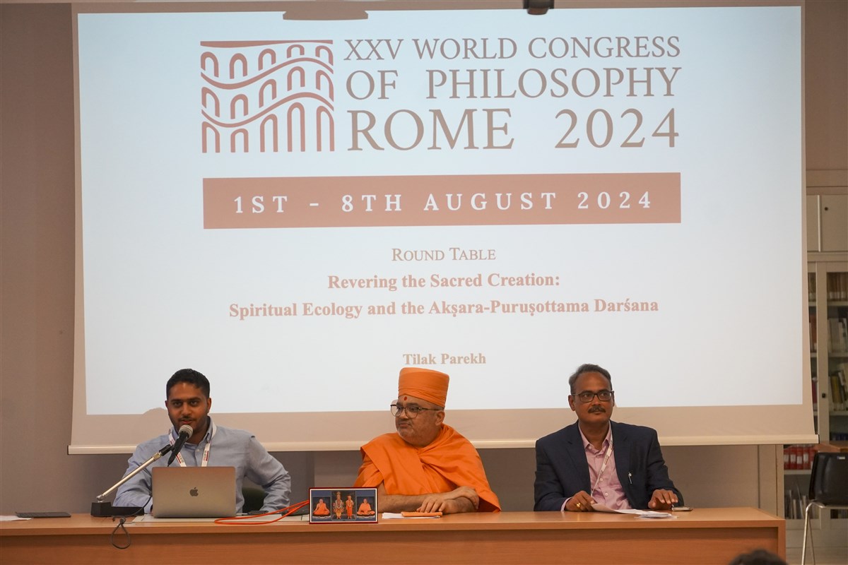 Akshar-Purushottam Darshan at the World Congress of Philosophy 2024 ...