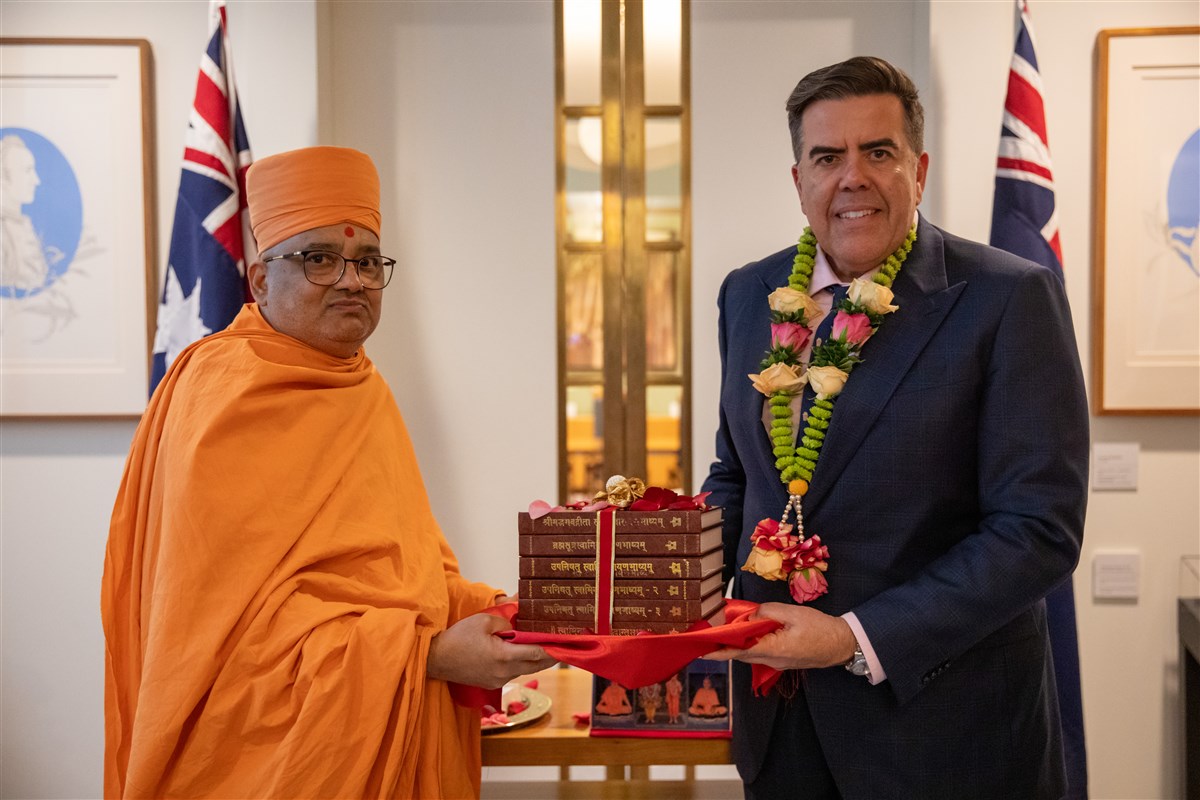 Sanskrit Scriptures Gifted to the Australian Federal Parliament