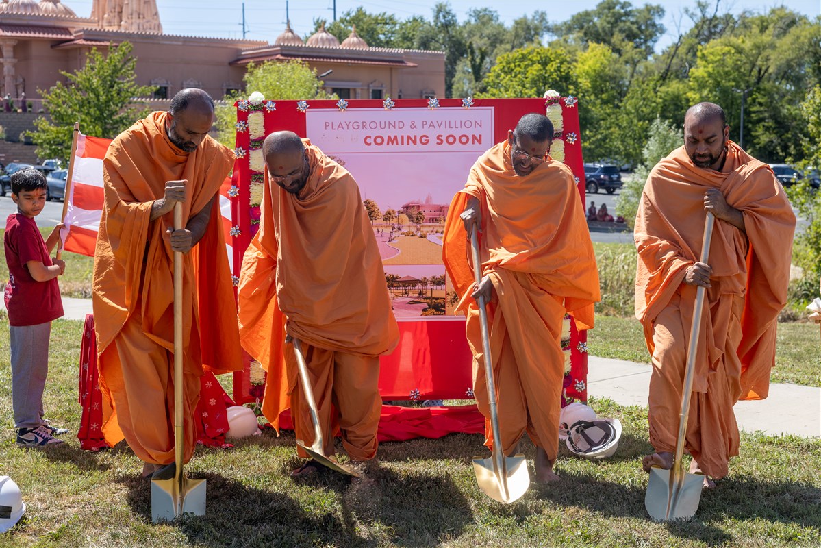 Outdoor Playground Groundbreaking Ceremony