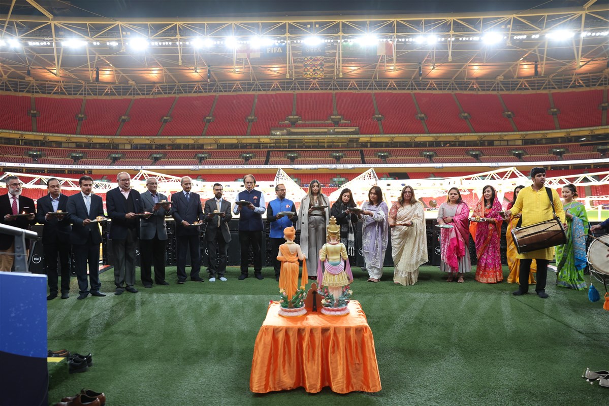 Diwali at Wembley Stadium