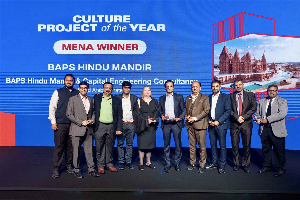 BAPS Hindu Mandir Wins Prestigious National and International Awards