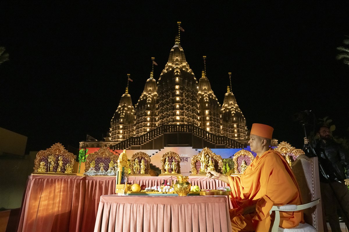 First Patotsav Celebration at BAPS Hindu Mandir