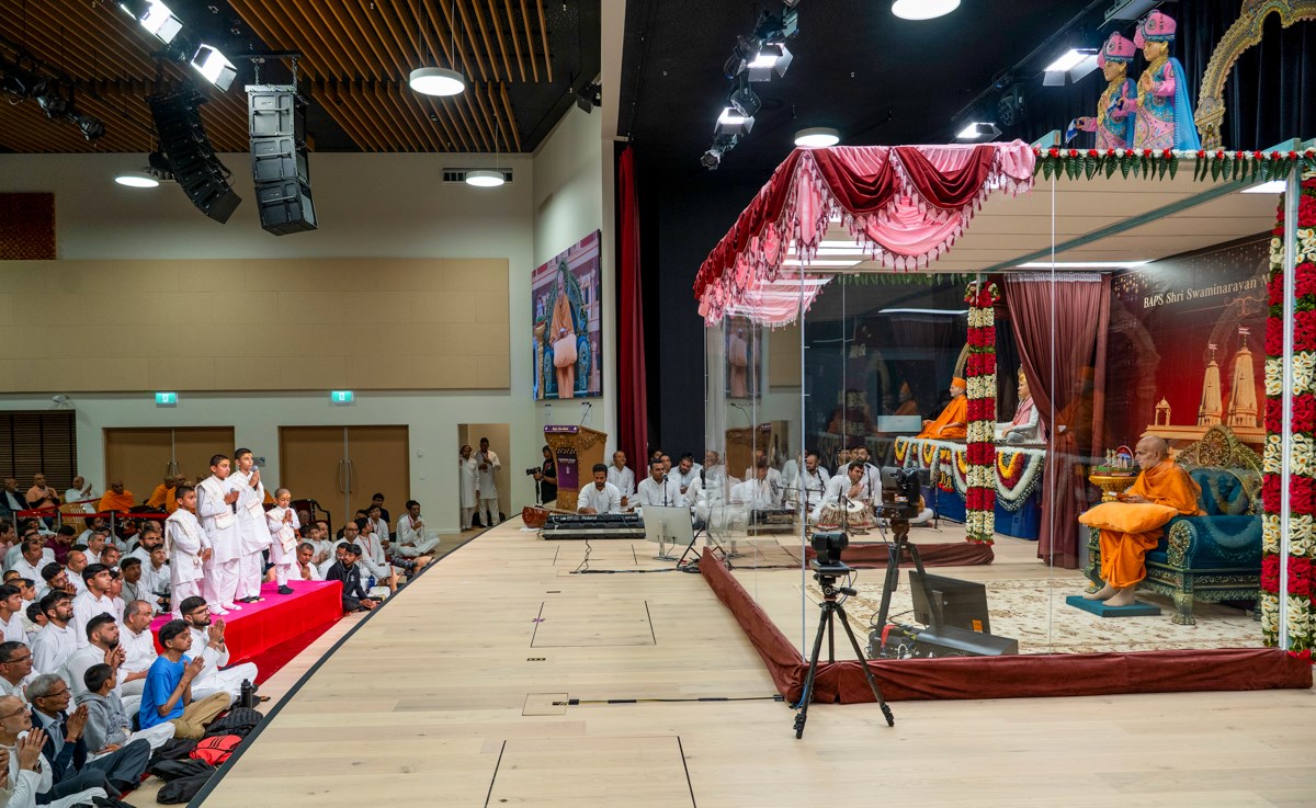 12 March 2025 - HH Mahant Swami Maharaj's Vicharan, Sydney, Australia