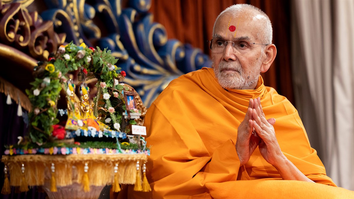 25 July 2023 - HH Mahant Swami Maharaj's Vicharan, Robbinsville, NJ, USA